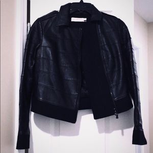 Tory Burch leather jacket size 0
